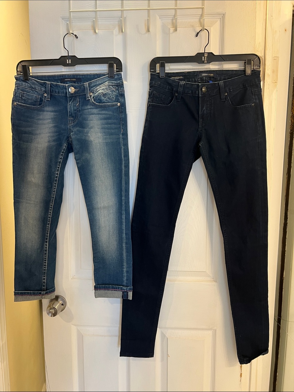 Vigoss Women’s Skinny Jeans Duo - Light Wash & Deep Indigo